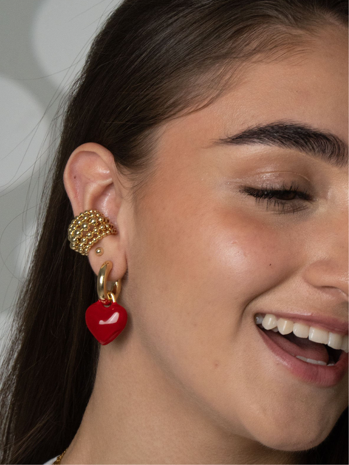 HOOPS AMORE CARMESÍ