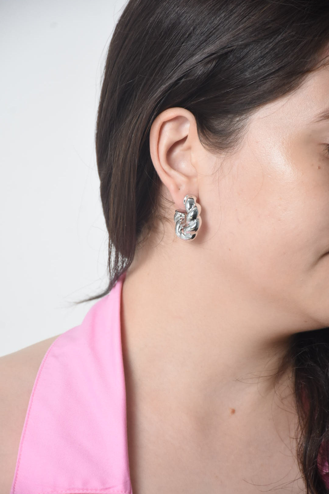 HOOPS MANUELA SILVER