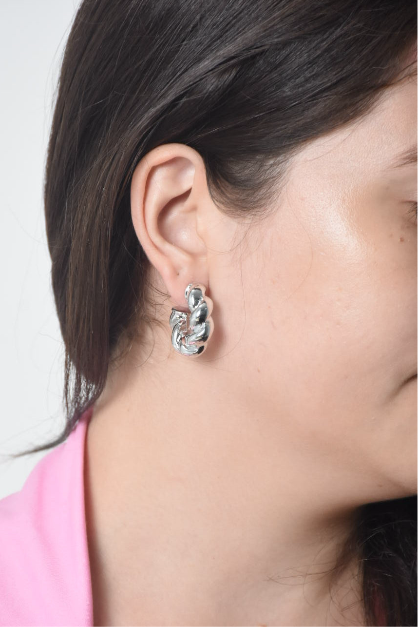 HOOPS MANUELA SILVER