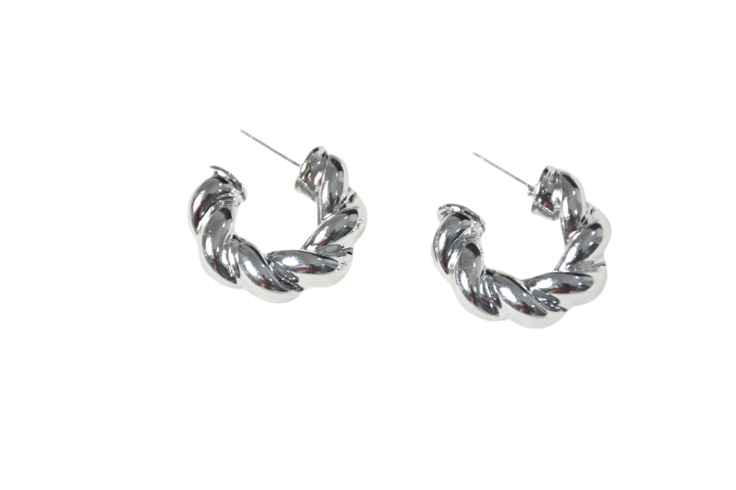 HOOPS MANUELA SILVER