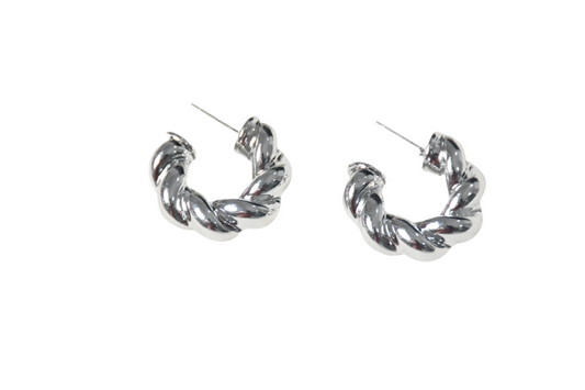 HOOPS MANUELA SILVER